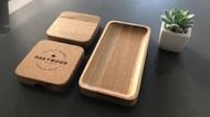 Wooden desk organizer (Image via Oakywood)
